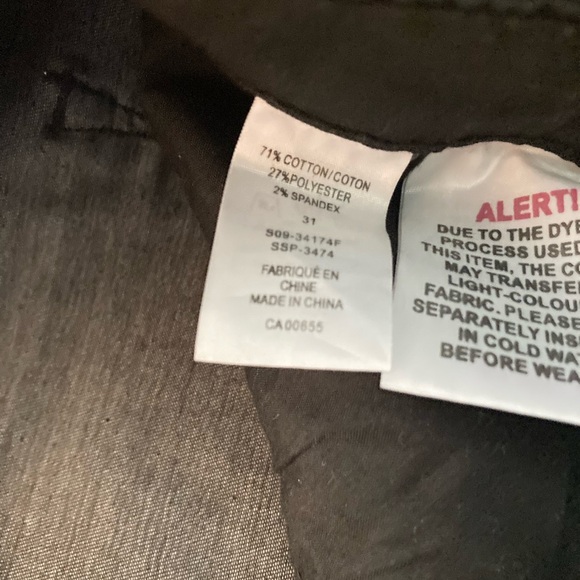 ๐๏ธ 2/$20 ๐๏ธ Vintage SmartSet black skinny jeans (31) - Picture 5 of 5